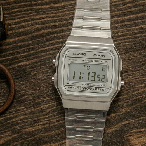 ساعة كاسيو F-91WB-7A