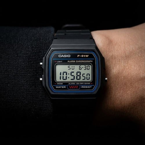 ساعة كاسيو F-91W