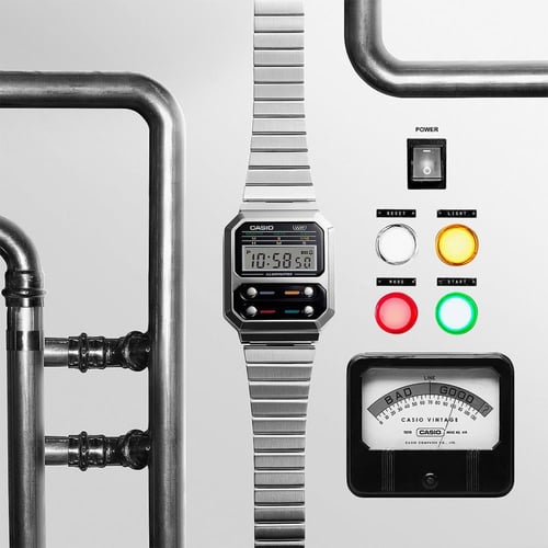 ساعة كاسيو A100WE-1A