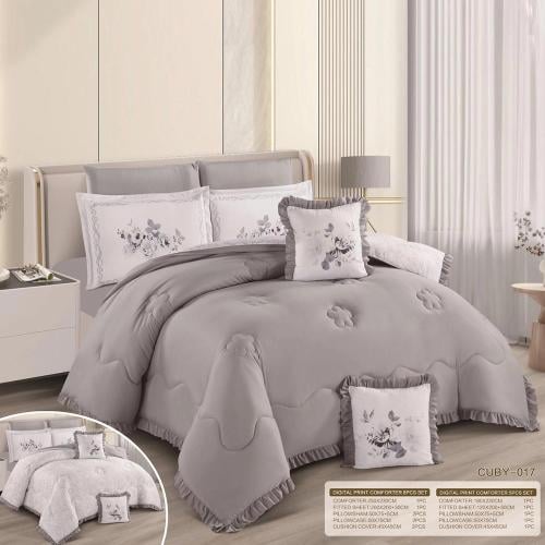 مفرش فلوري صيفي نفرين 8 قطع