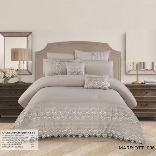 مفرش نجمة دانتيل صيفي نفرين 8 قطع