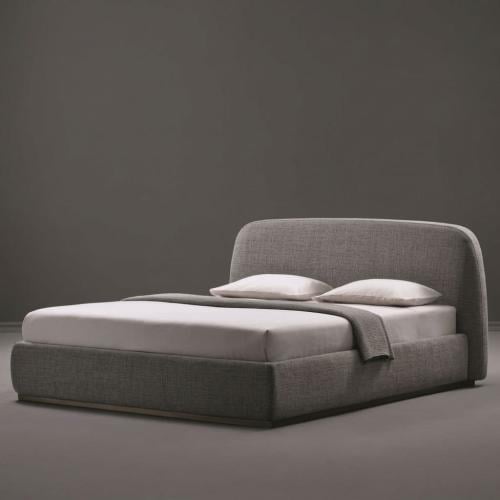 Versali bed with a smooth, calm, and comfortable design