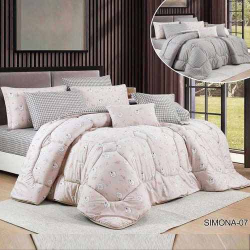 مفرش سيمونا صيفي نفرين 8 قطع