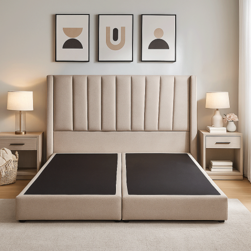 سرير مودرن خشب ماتيلدا بلمسات ناعمة وتصميم مريح وف...