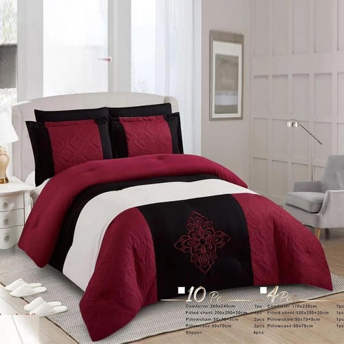 مفرش فطنة صيفي مضغوط نفرين 10 قطع