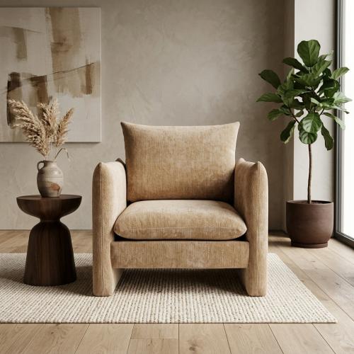 Luxurious single sofa chair with modern design - b...