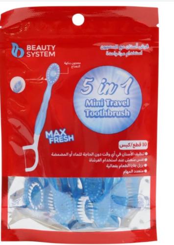 بيوتي سيستم فرشاة و معجون مع خيط تنظيف الاسنان