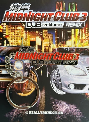 ميدالية معدنية MidnightClub3 Remix