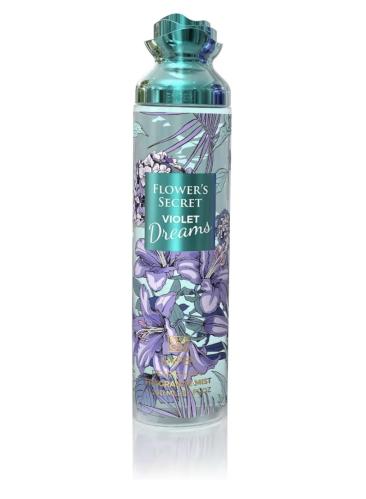 امبر فلاورس معطر جسم سكريت فيولت - 250 مل