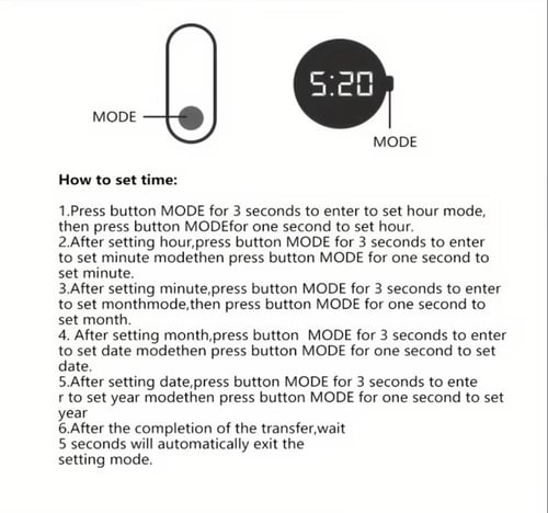 طقم ٦ ساعات برسوم كرتونية للاطفال