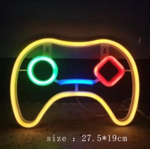 علامات النيون لغرفة الألعاب