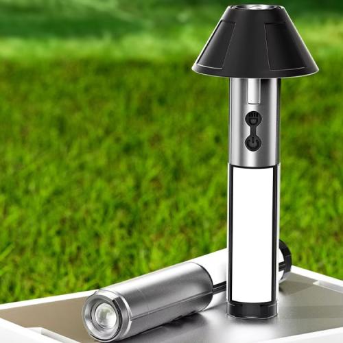 مصباح يدوي LED تلسكوبي محمول قابل لإعادة الشحن