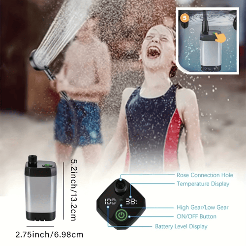 دش محمول للتخييم