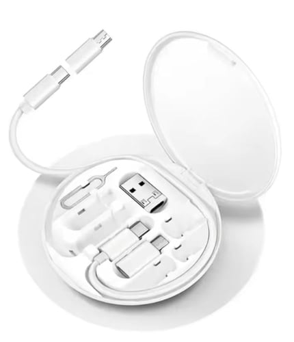 كابل محول شحن من نوع C إلى C متعدد USB