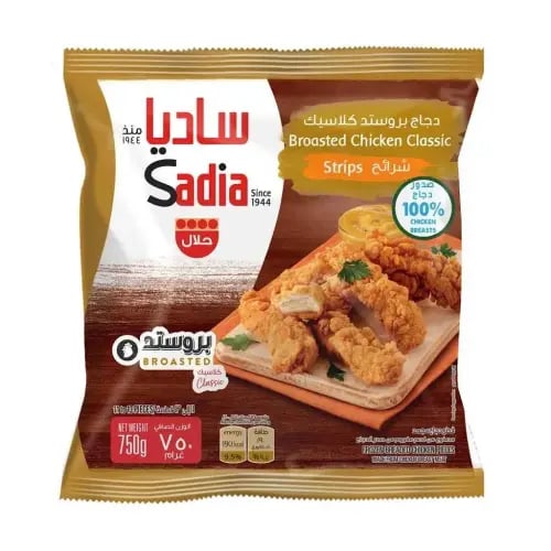 دجاج بروستد كلاسيك شرائح ساديا 750غ