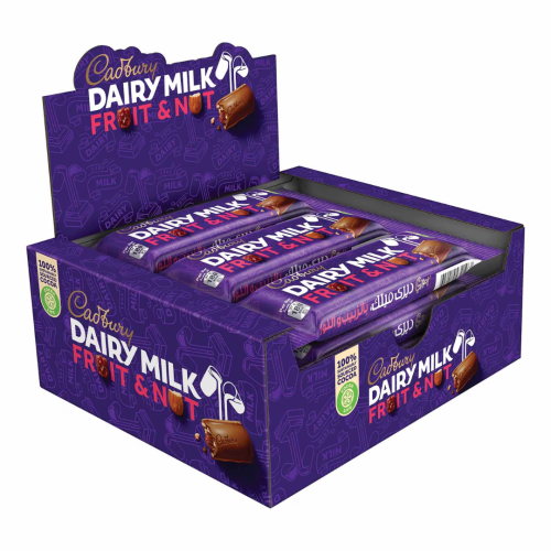12-كادبوري شوكولاتة بالفواكه والمكسرات 32 جم