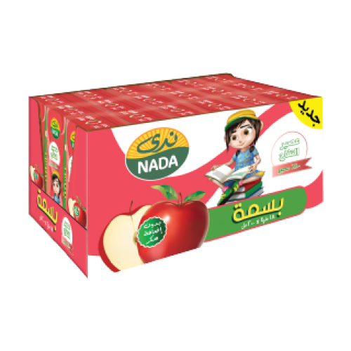 18-عصير ندى بسمة التفاح 200 مل