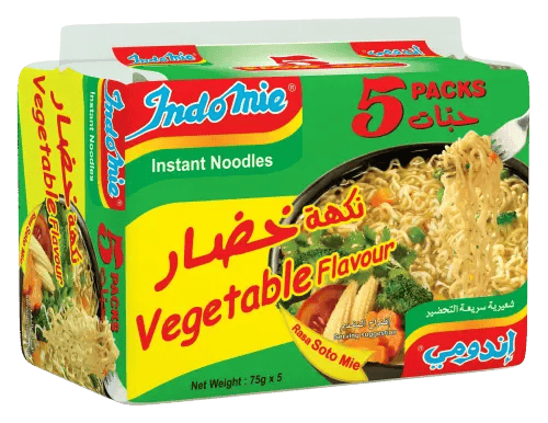 اندومي نودلز خضار 5 حبات 75 جرام