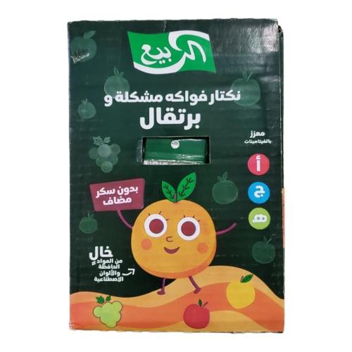 الربيع نكتار فواكة مشكله وبرتقال 18 حبة 120 مل