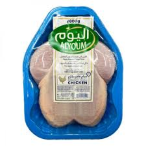 اليوم دجاج كاملة طازج مبرد800جرام