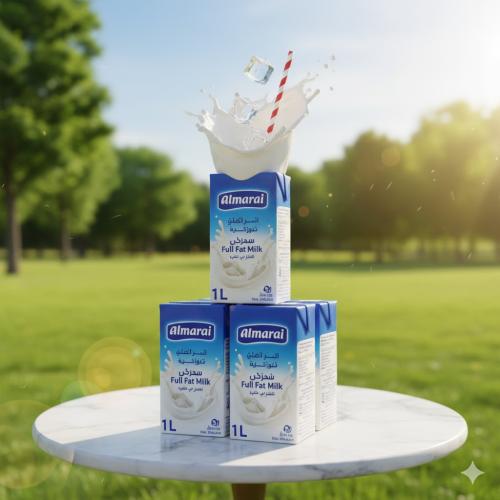 4-حليب المراعي كامل الدسم 1 لتر