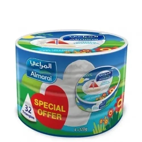 4-جبنة المراعي مثلثات 8 قطعة