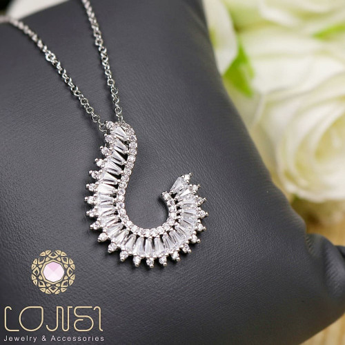 سلسال زركون ناعم مطلي