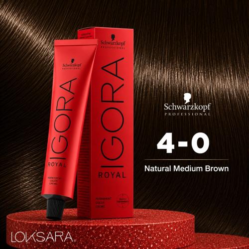 Igora Royal _ Permanent dye "Ammonia" - Medium nat...