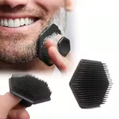 فرشاة تنظيف اللحية السيليكون