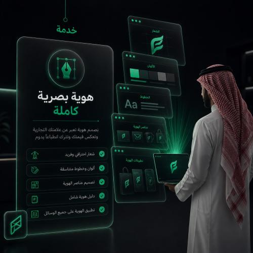 تصميم هوية بصرية احترافية