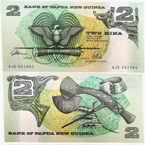 عملة بابوا غينيا الجديدة بتصميم جميل