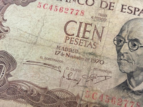 عملة إسبانيا 1970م