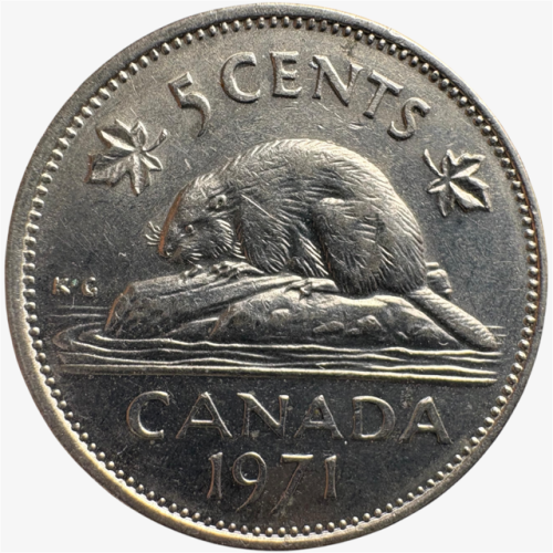 عملة كندا 1971م بتصميم جميل