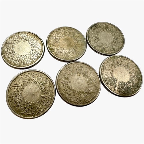 عملة الملك عبدالعزيز فئة ربع قرش 1356هـ