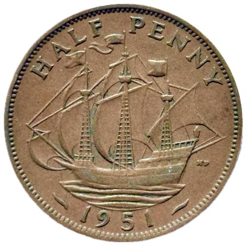 عملة بريطانيا 1951 م