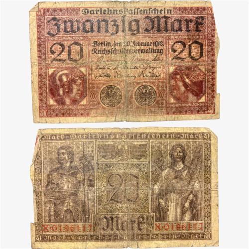 عملة المانيا 1918م بتصميم جميل