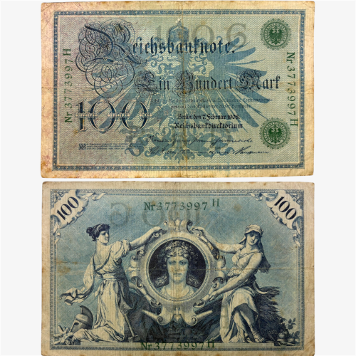 عملة ألمانيا 1908م بتصميم جميل جدا