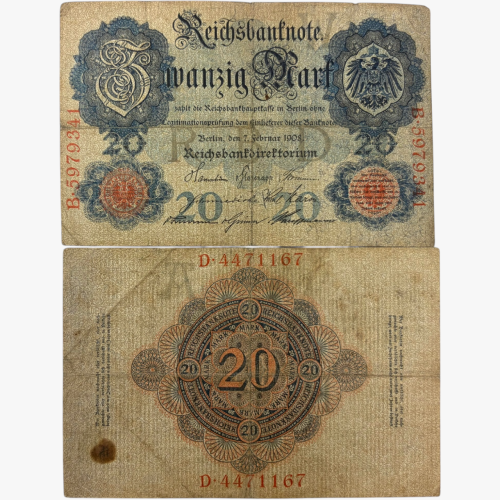 عملة المانيا 1908م