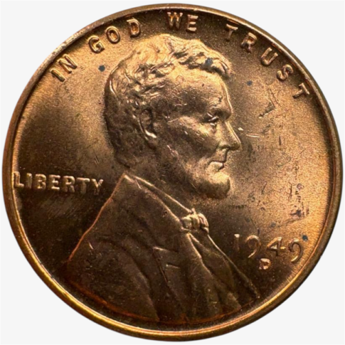 عملة أمريكا 1949م بحالة نظيفة