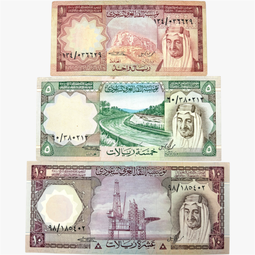 ميني سيت عملات الملك خالد تحمل صورة الملك فيصل بحا...