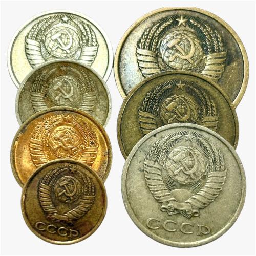 7 عملات الاتحاد السوفييتي 1980-1991م