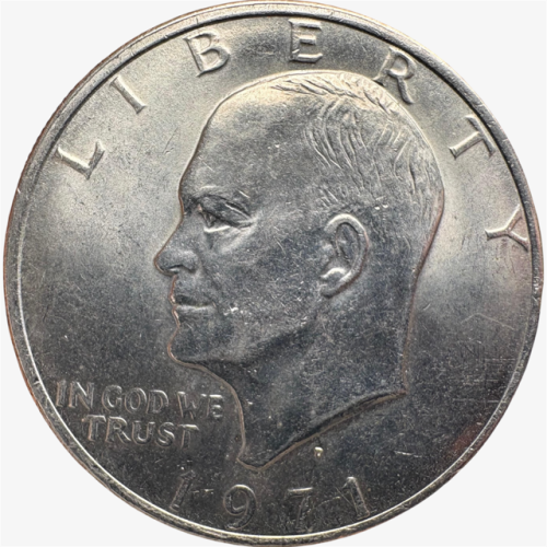 عملة أمريكا 1971م فترة الحرب الباردة حجمها كبير