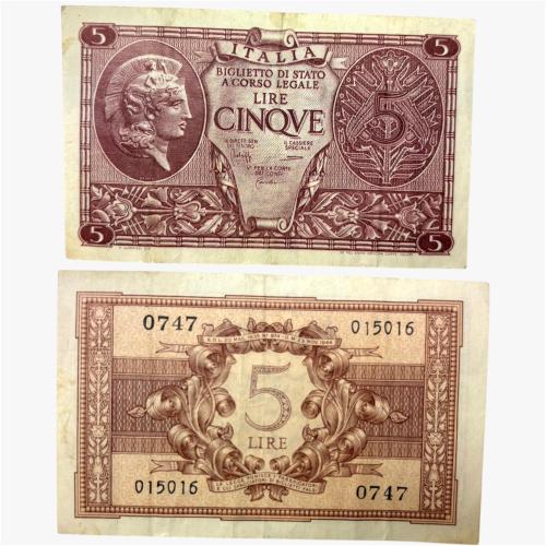 عملة إيطاليا 1944م