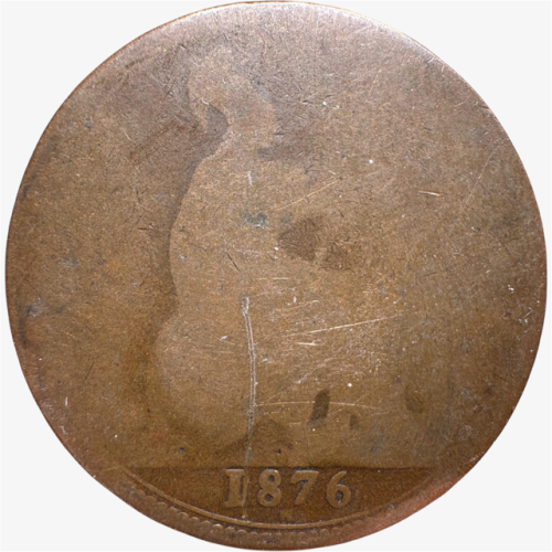 عملة بريطانيا الملكة فكتوريا 1876م