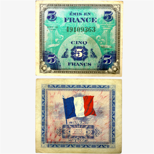 عملة فرنسا 1944م فترة الحرب العالمية الثانية