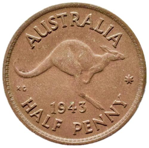 عملة أستراليا 1943م بفترة الحرب العالمية الثانية