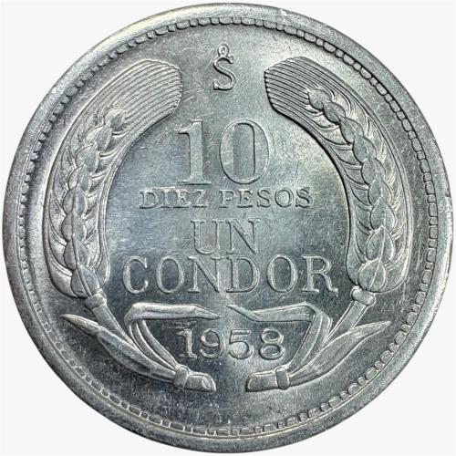 عملة تشيلي 1958م وزن العملة خفيف