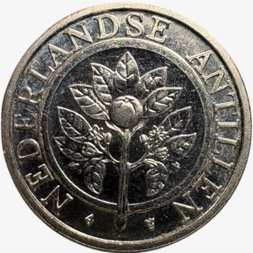 عملة جزر الأنتيل الهولنديه 1997م بتصميم جميل