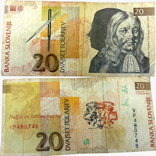 عملة سلوفينيا 1992م بتصميم جميل جدا
