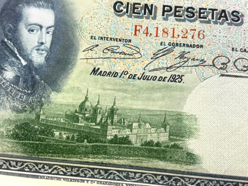 عملة إسبانيا 1925 م
